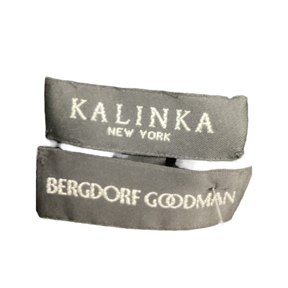 Kalinka New York Bergdorf Goodman Dress Women’s Size 8 Mesh Overlay With Shimmer - Picture 5 of 5